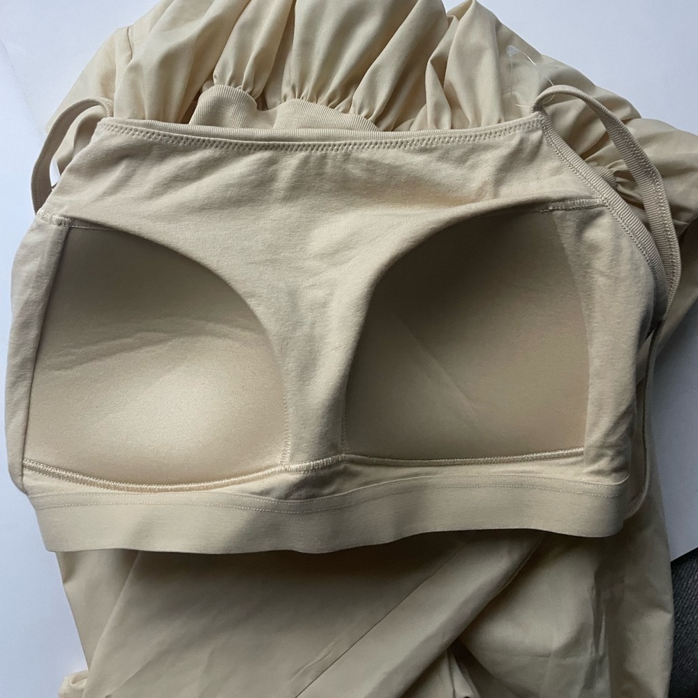 uniqlo Camisole Bra Dress Cream Maxi small - Picture 4 of 8